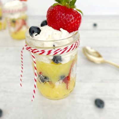 Easy Single-Serve Summer Berry Trifle Desserts