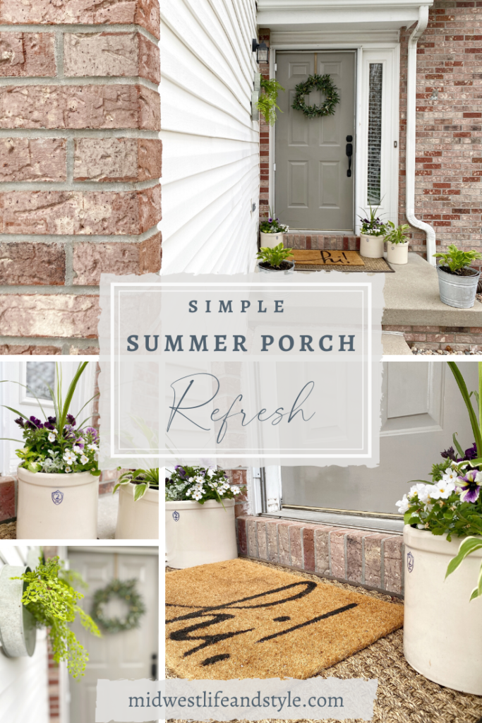 Simple Summer Porch Refresh