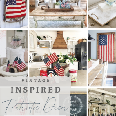 Vintage Inspired Patriotic Decor