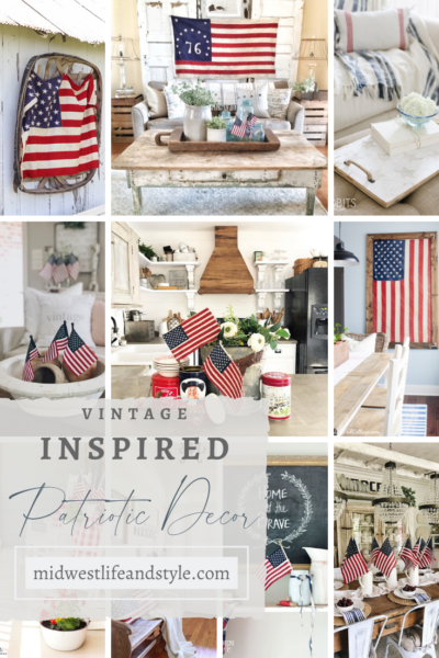 Vintage Inspired Patriotic Decor