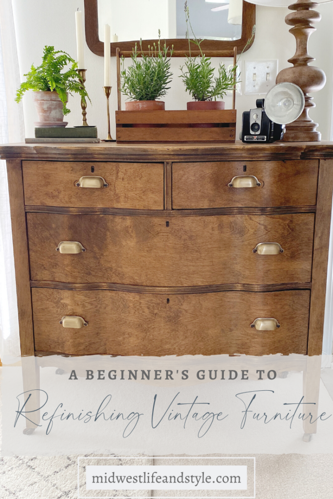 Midwest Life and Style Blog - A Beginner's Guide to Refinishing Furniture