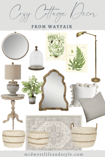 Moodboard of Cottage Style Decor