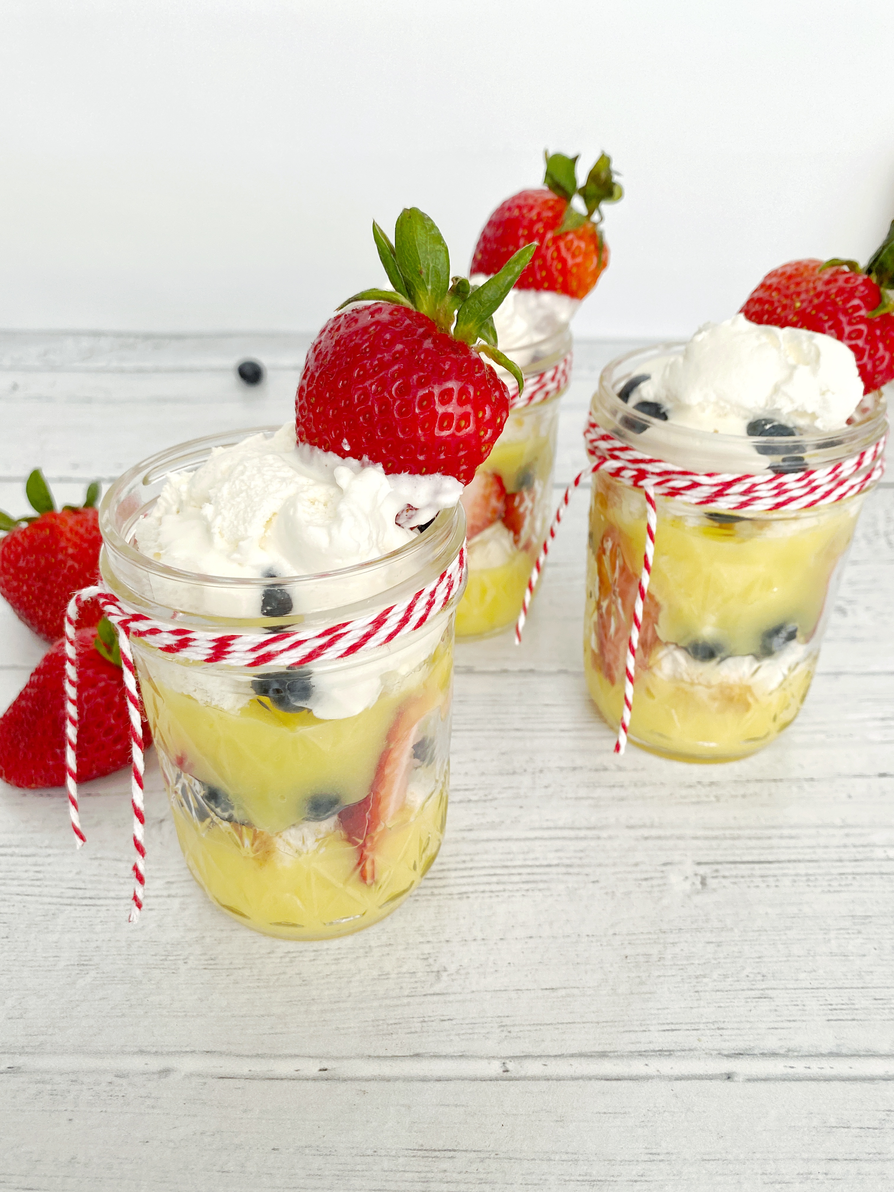 Mini Summer Berry Trifle