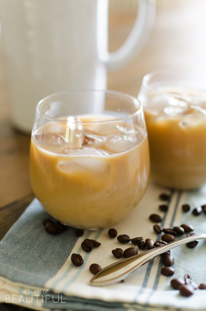 Vanilla Hazelnut Iced Coffee