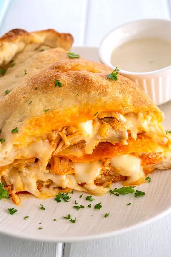 Buffalo Chicken Calzones