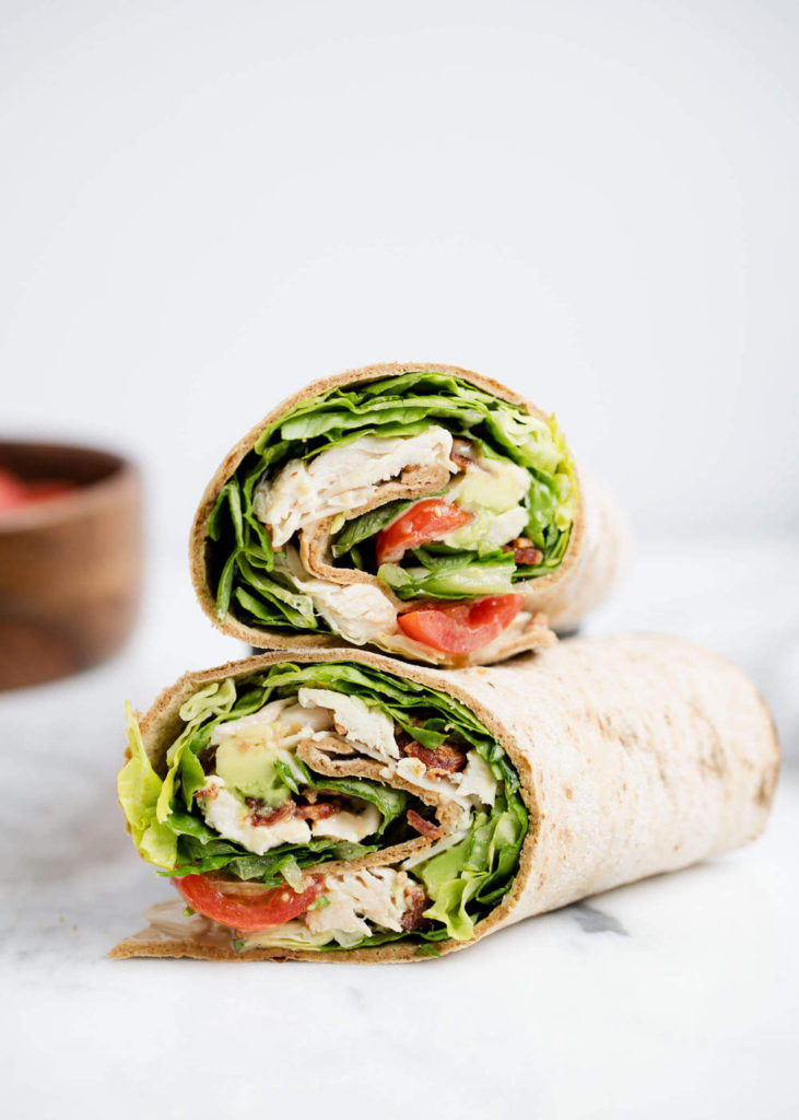 15 Quick and Easy Back To School Meals - Chicken Caesar Wraps