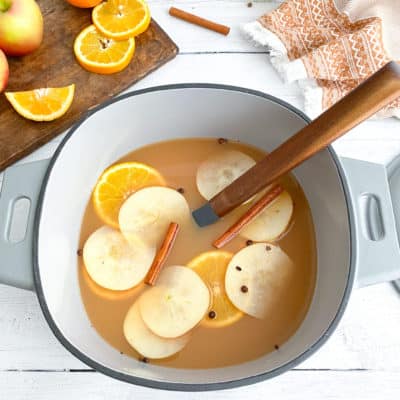 Homemade Hot Spiced Apple Cider