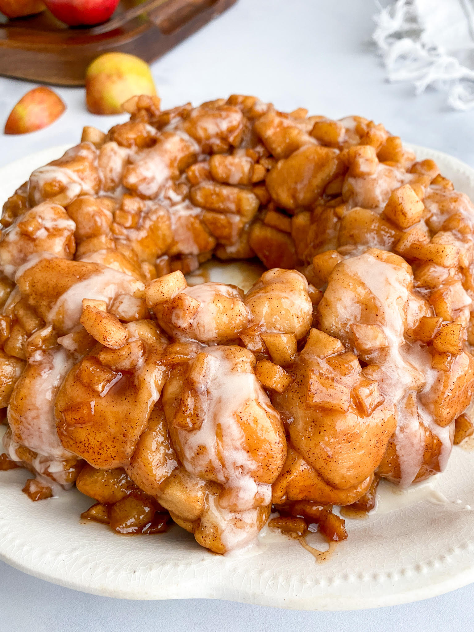 Simple Apple Fritter Monkey Bread 