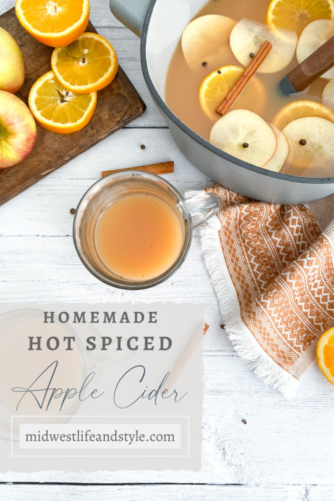 Homemade Hot Spiced Apple Cider - Midwest Life and Style Blog