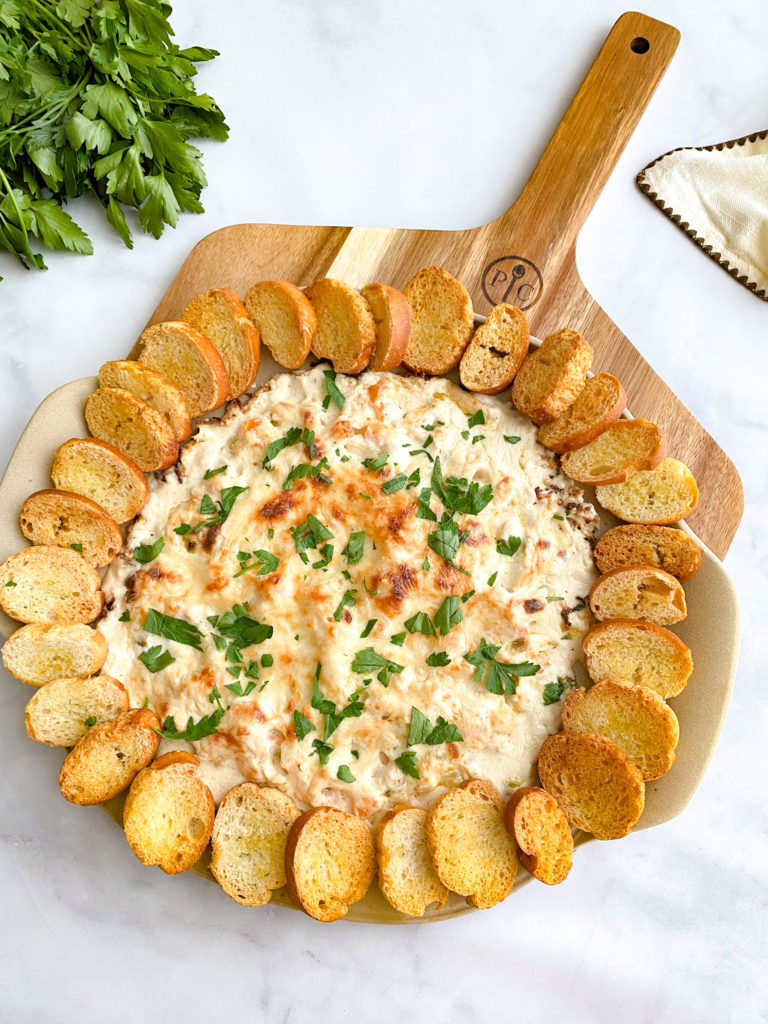 The Best Bubbly Cheesy Shrimp Dip - Midwest Life and Style Blog