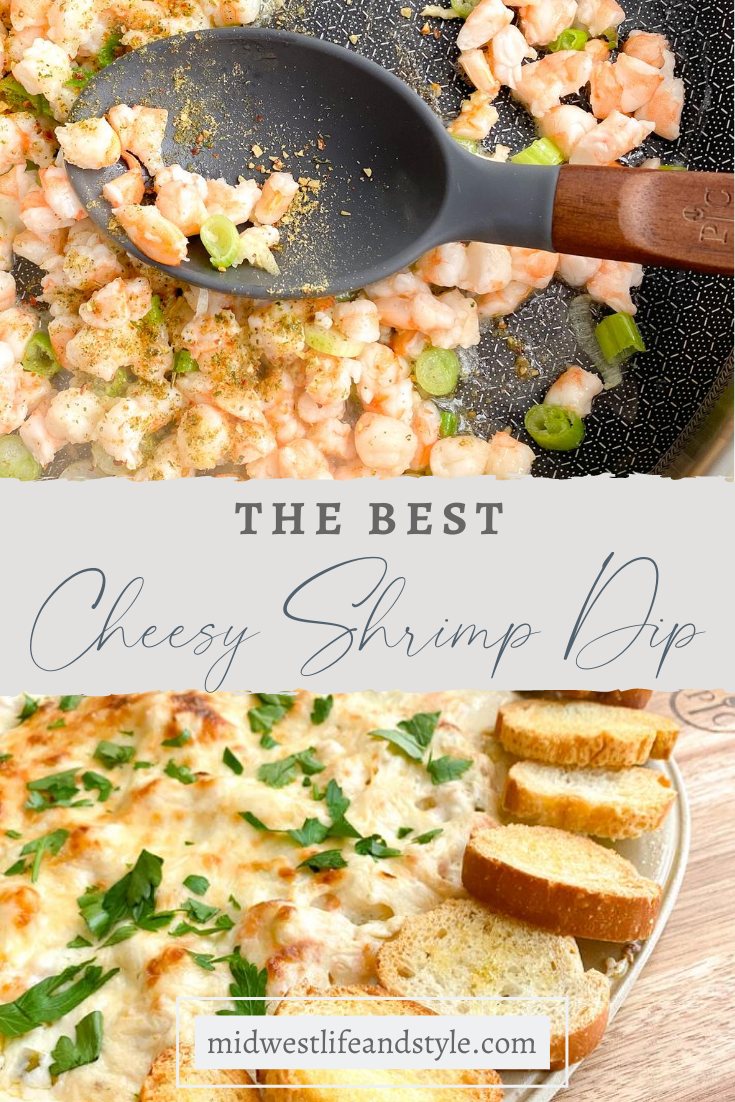 The Best Bubbly Cheesy Shrimp Dip - Midwest Life and Style Blog