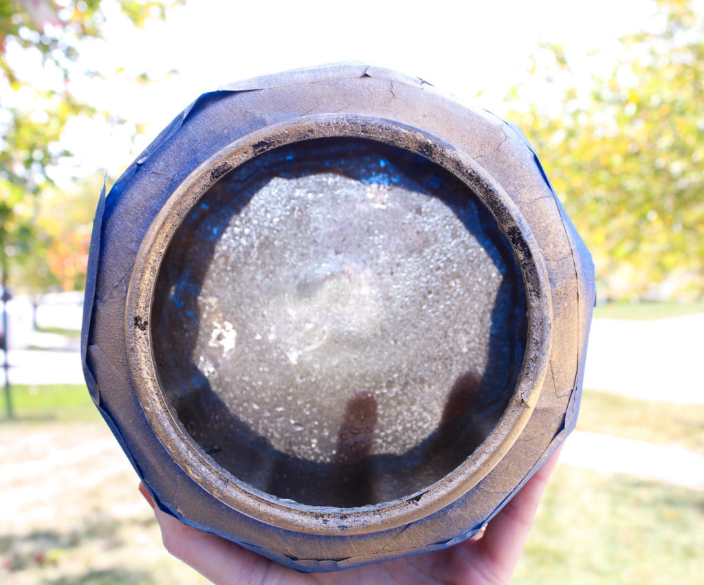 DIY Mercury Glass Pumpkin - Midwest Life and Style Blog