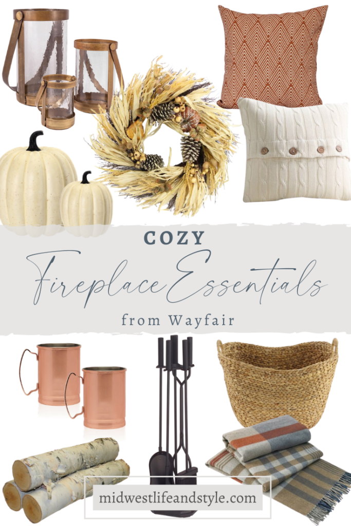 Cozy Fireplace Essentials from Wayfair - Midwest Life and Style Blog