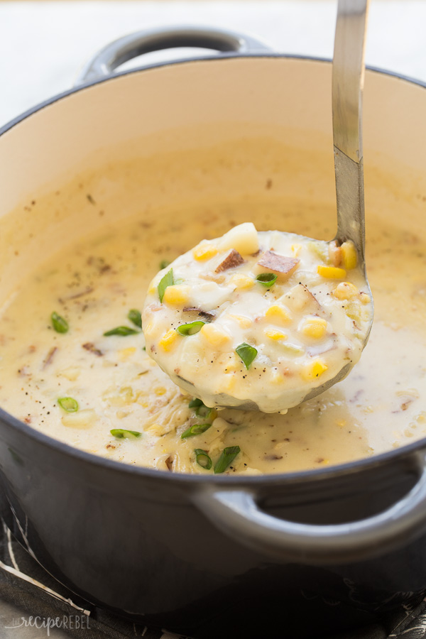 Potato Corn Chowder - Midwest Life and Style Blog