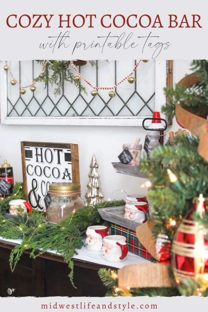 Cozy Hot Cocoa Bar with Printables - Midwest Life and Style Blog