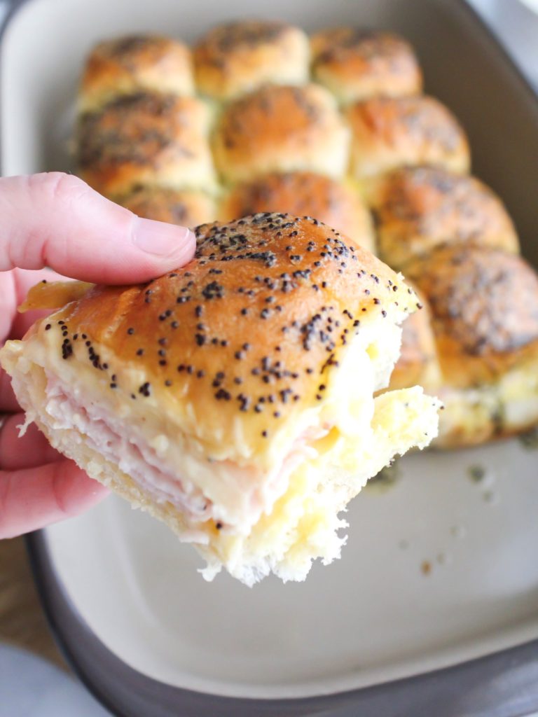 Leftover Turkey and Provolone Sliders - Midwest Life and Style Blog