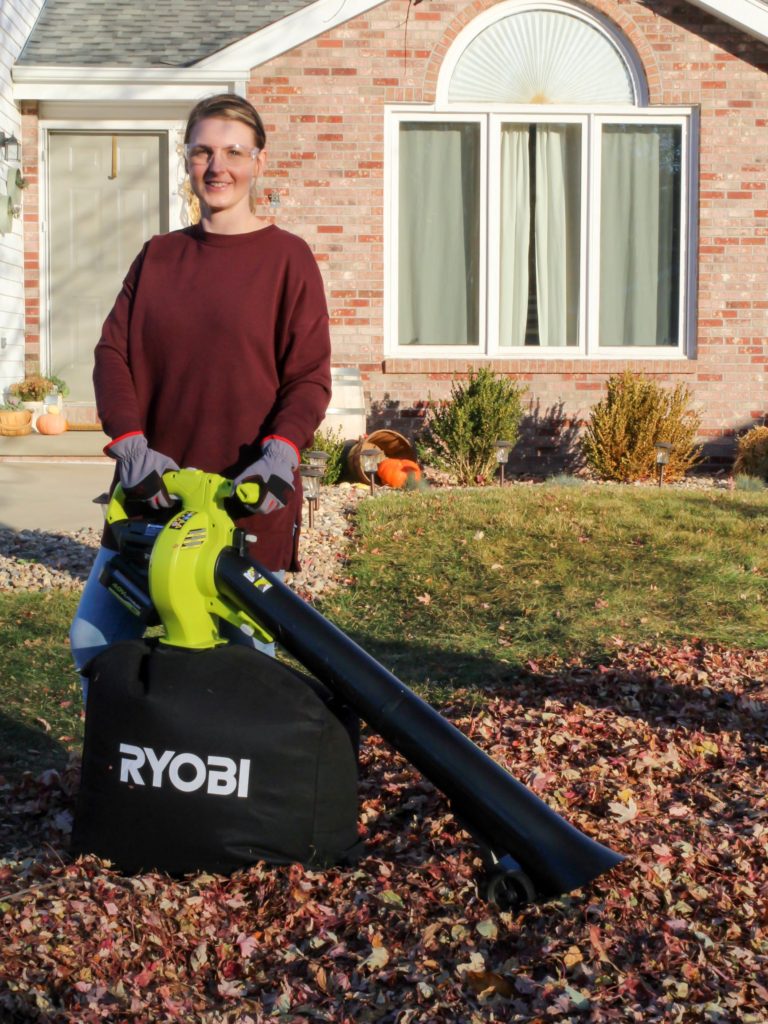 Fall Yard Clean Up with RYOBI - Midwest Life and Style Blog