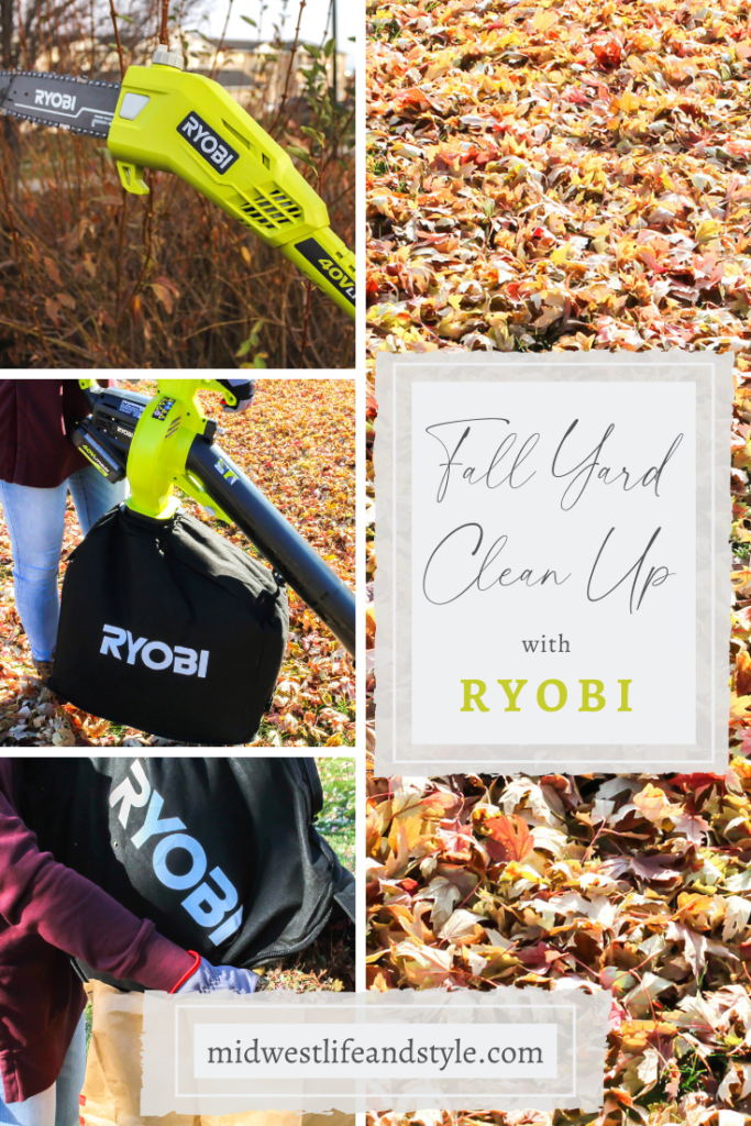 Fall Yard Clean Up with RYOBI - Midwest Life and Style Blog