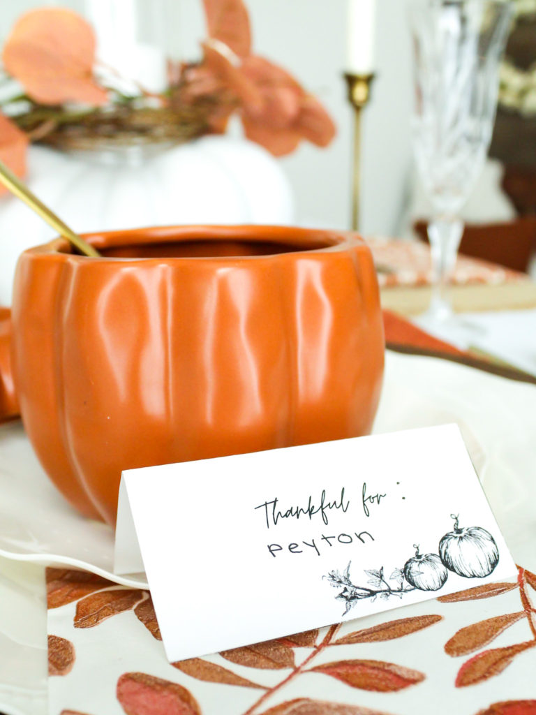  Free Thanksgiving Printable Place Cards - Midwest Life and Style Blog