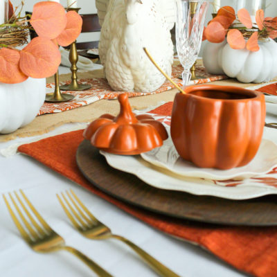 How To Style A Thanksgiving Table On A Budget (Plus Free Printable Place Cards)