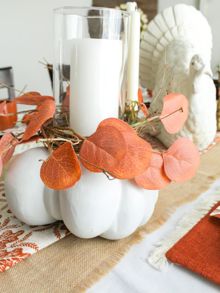 DIY Thanksgiving Candle Centerpiece - Midwest Life and Style Blog