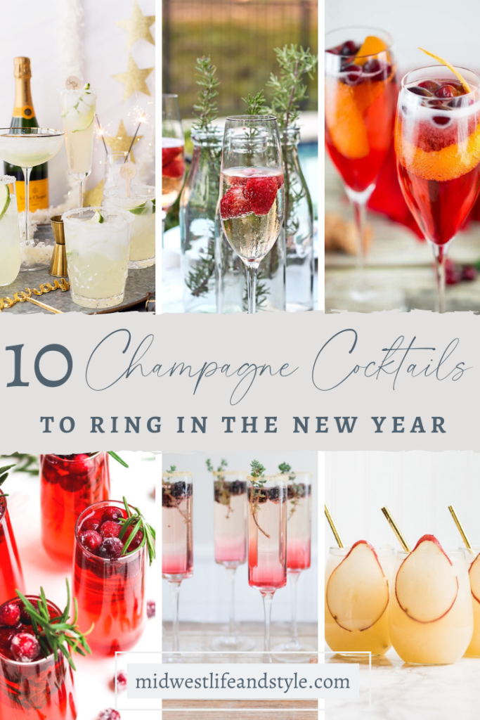 10 Champagne Cocktails For The New Year - Midwest Life and Style Blog