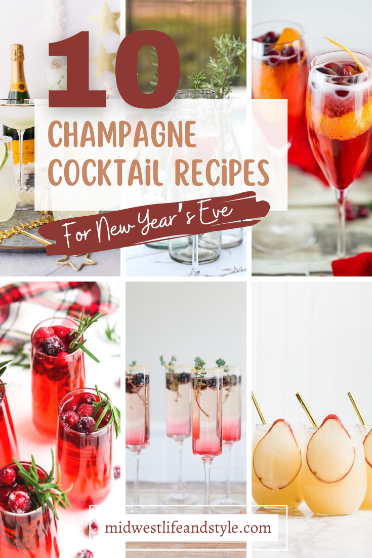 10 champagne cocktail recipes for New Year's Eve