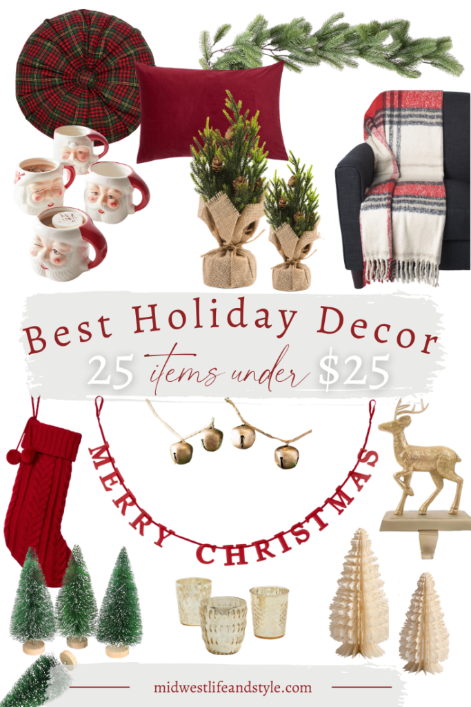 The Best Holiday Decor: 25 Items Under $25 - Midwest Life and Style Blog