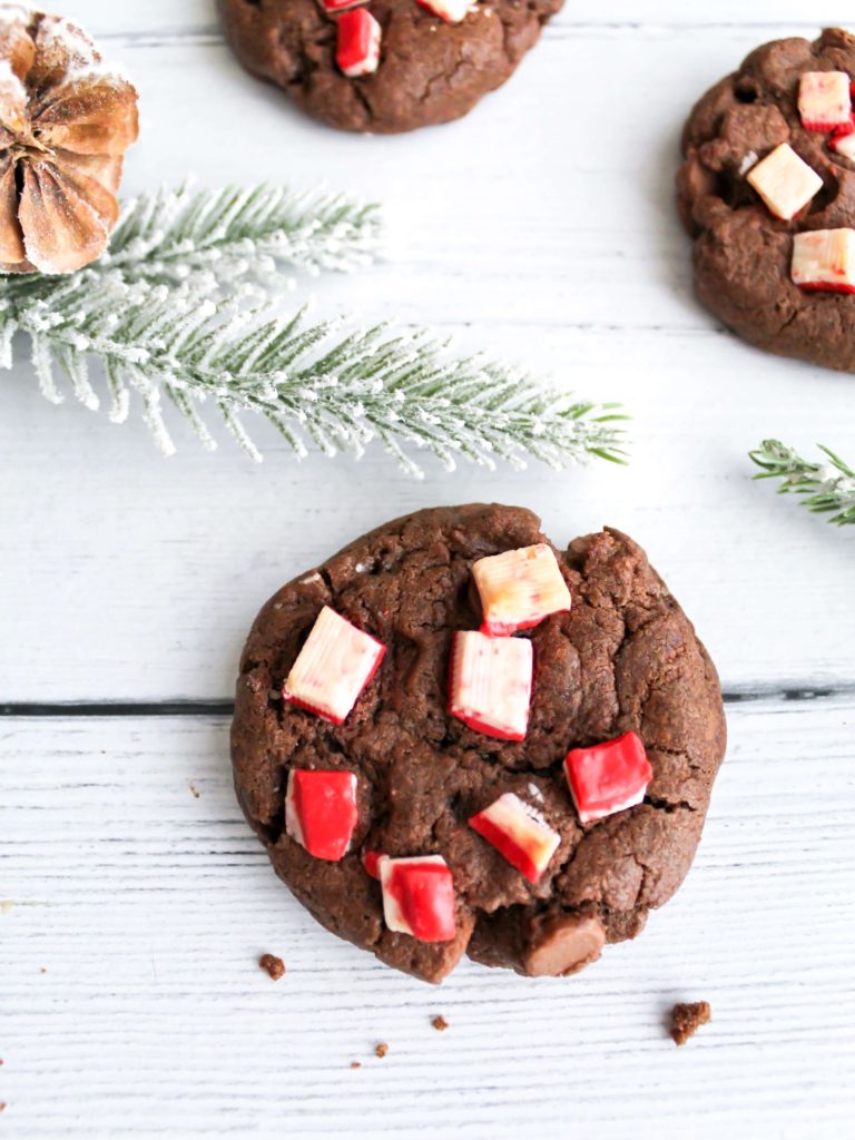 Double Chocolate Chip Peppermint Cookies - Midwest Life and Style Blog