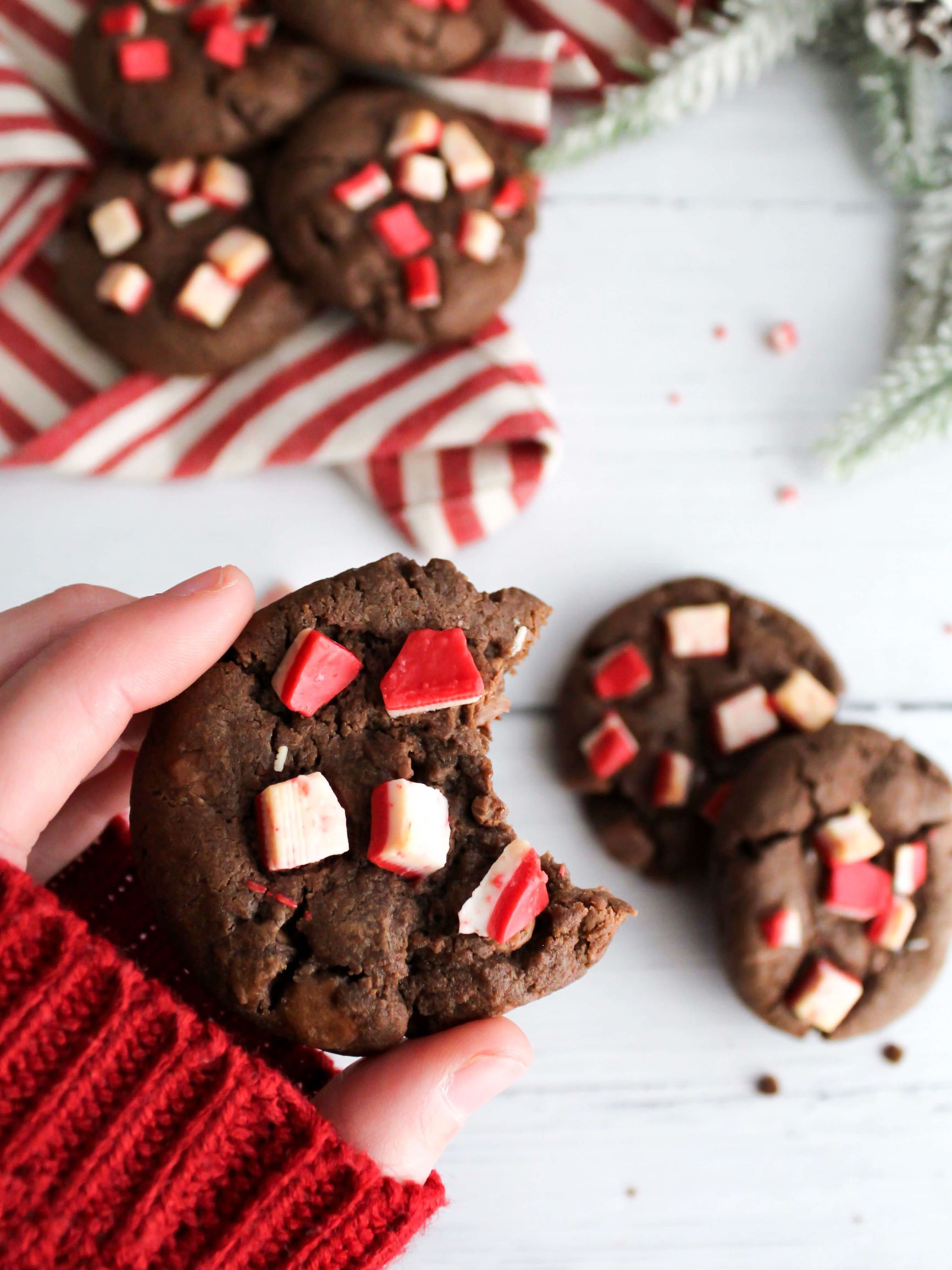 Double Chocoalte Chip Peppermint Christmas Cookies - Week in Rewind with Midwest Life and Style 