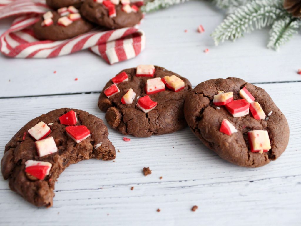 Double Chocolate Chip Peppermint Cookies - Midwest Life and Style Blog