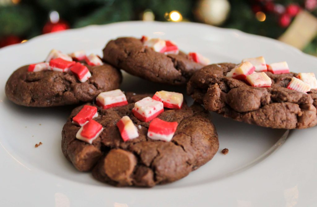 Double Chocolate Chip Peppermint Cookies - Midwest Life and Style Blog