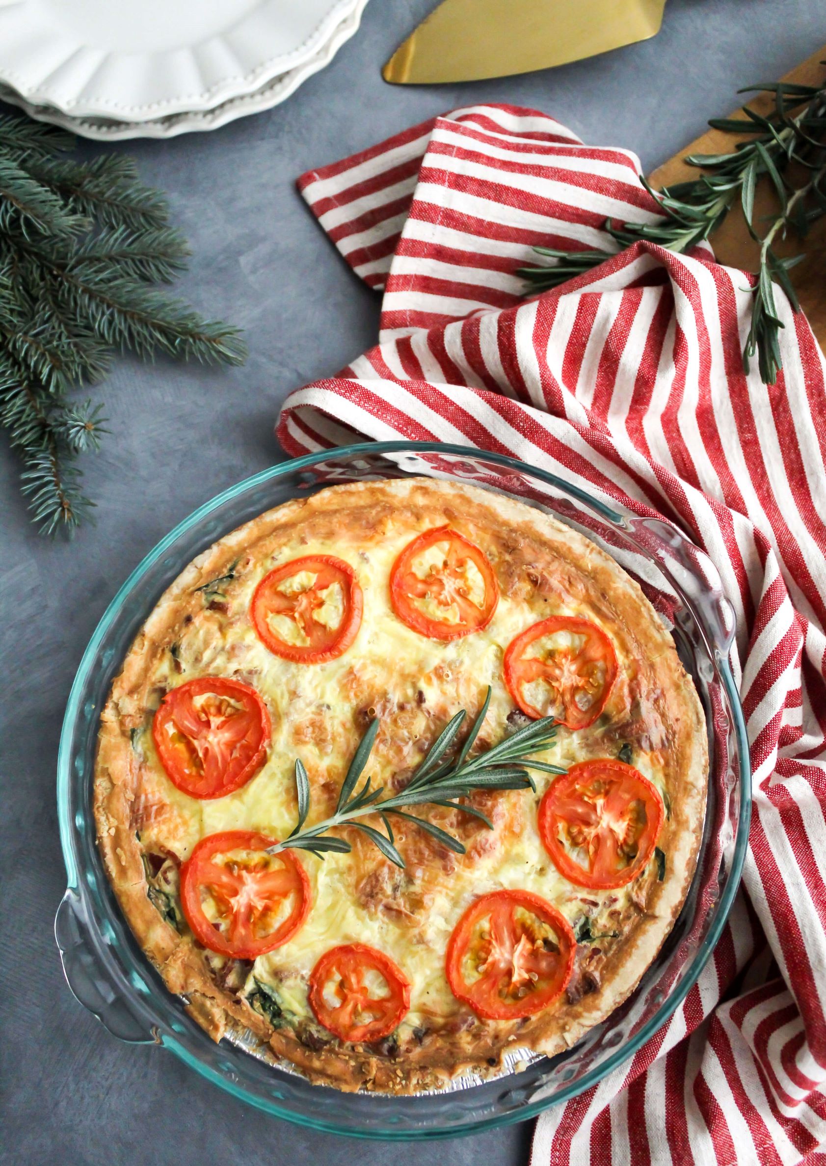 Easy Christmas Quiche 