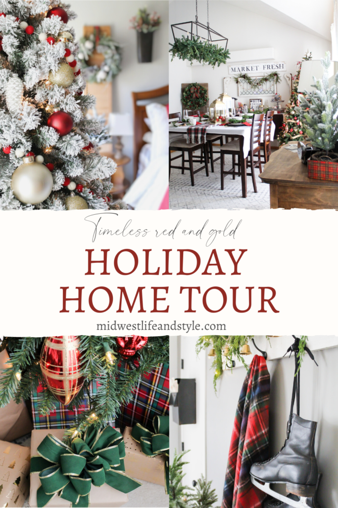 Timeless Red and Gold Holiday Home Tour - Midwest Life and Style Blog