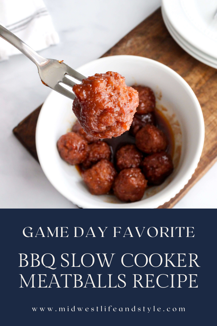 Game Day Favorite: BBQ Slow Cooker Meatballs Recipe