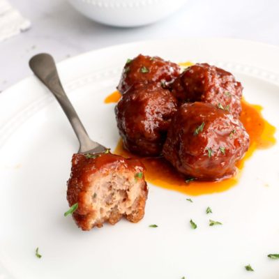 The Best Crockpot Meatballs with Grape Jelly and BBQ Sauce