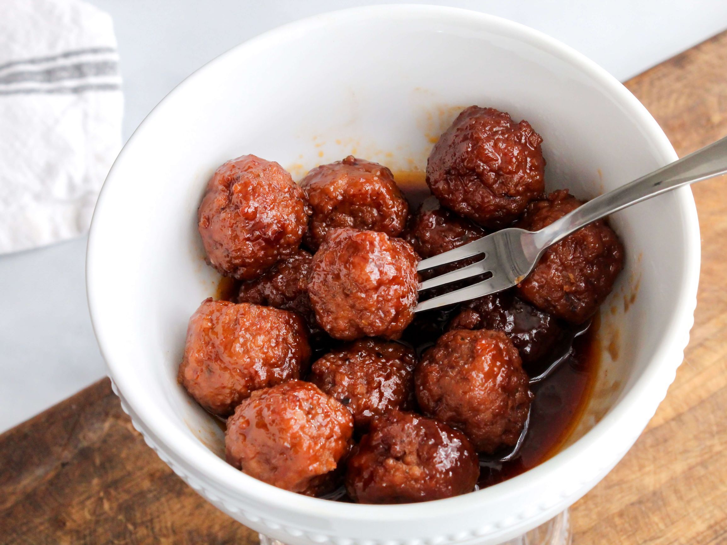 The Best BBQ Crockpot Meatballs - Midwest Life and Style Blog