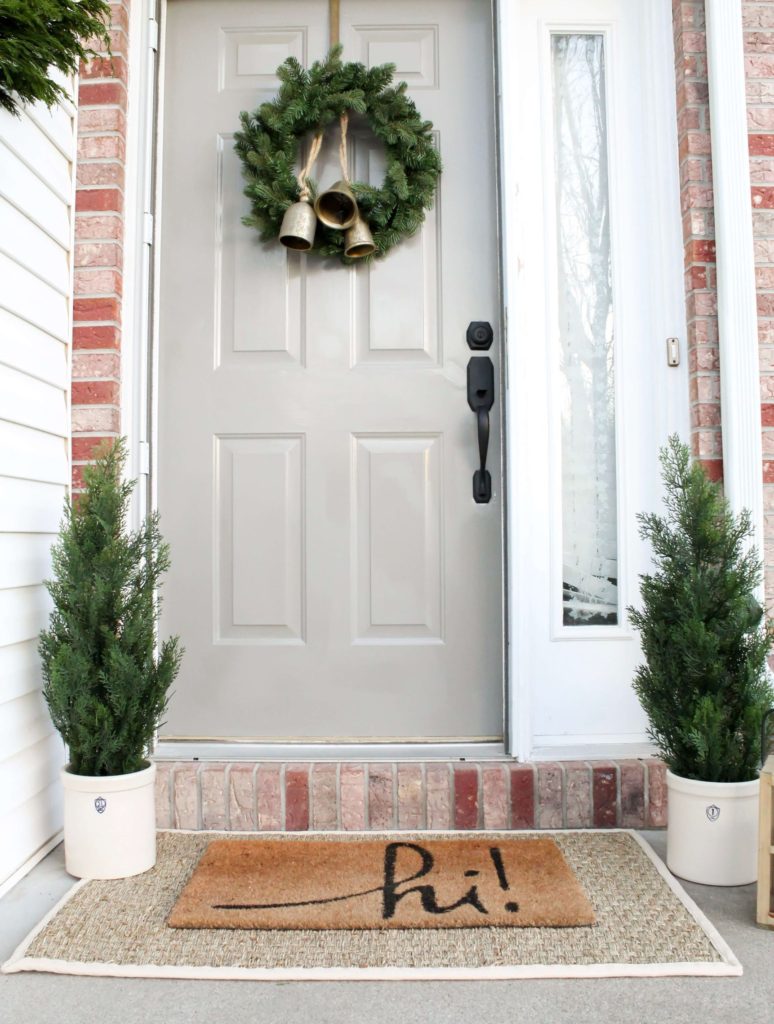 Decorating With Neutrals - Our Winter Porch - Midwest Life and Style Blog