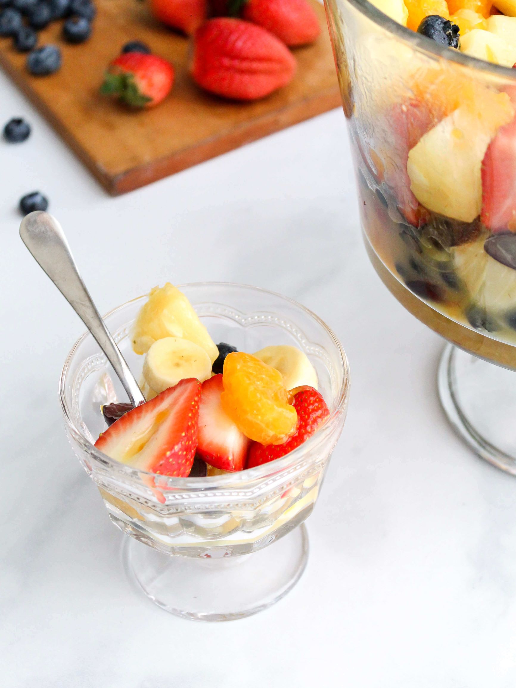 Simple and Classic Creamy Fruit Salad - Midwest Life and Style Blog