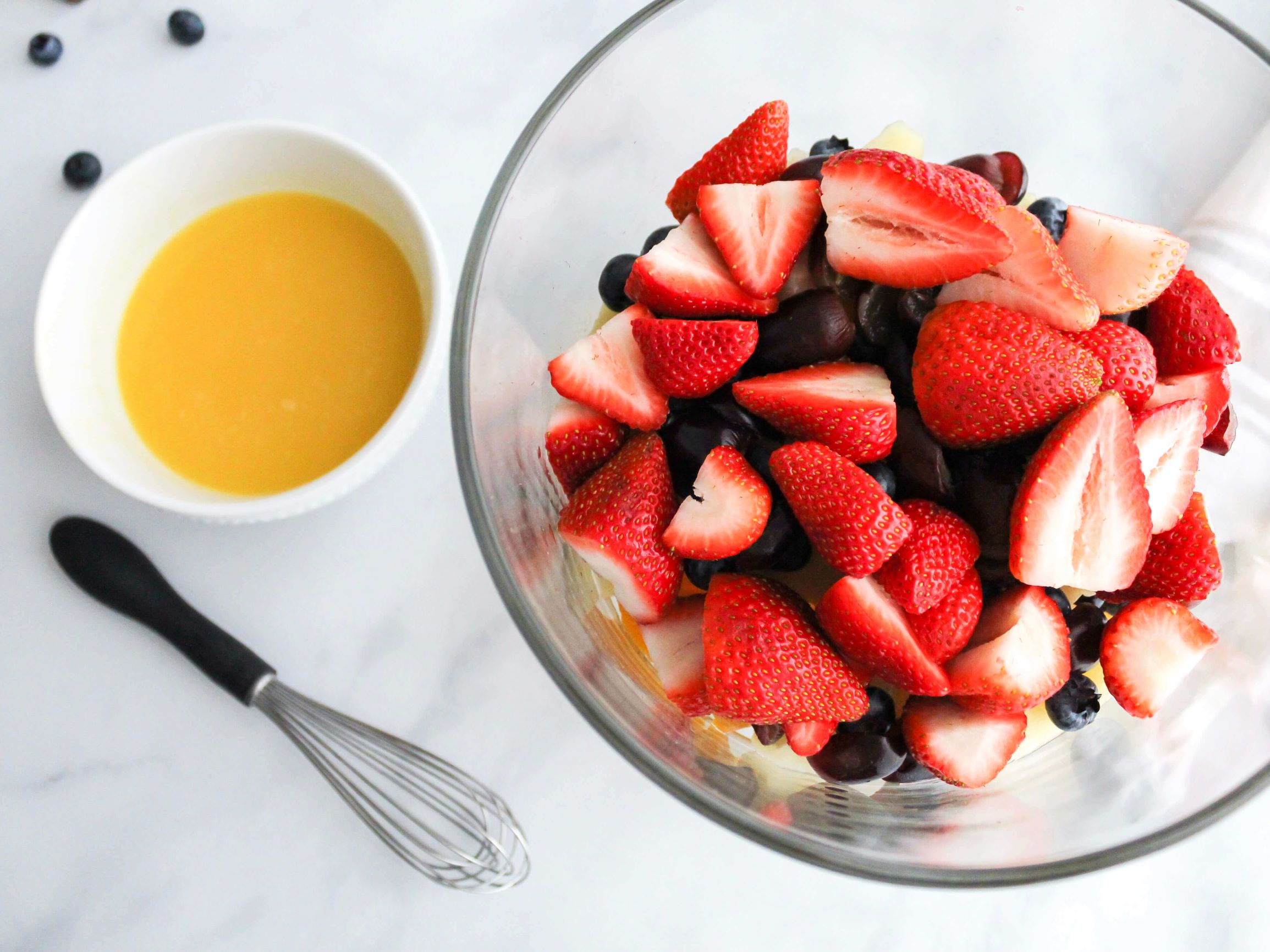 Simple and Classic Creamy Fruit Salad - Midwest Life and Style Blog