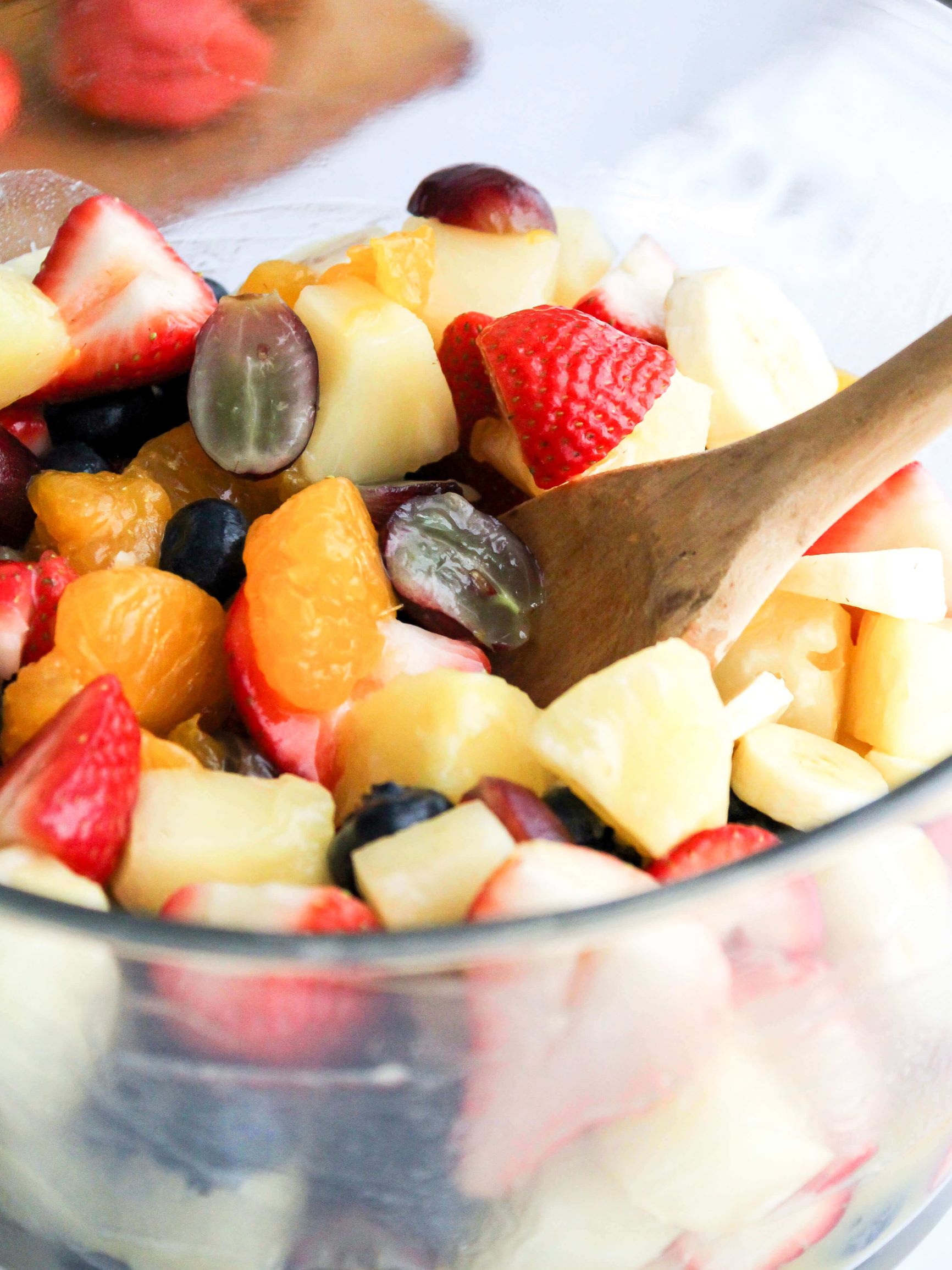 Simple and Classic Creamy Fruit Salad - Midwest Life and Style Blog