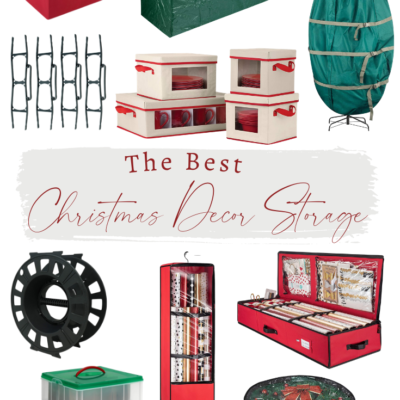 The Best Christmas Decor Storage