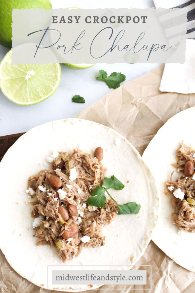 Easy Crockpot Pork Chalupa - Midwest Life and Style Blog