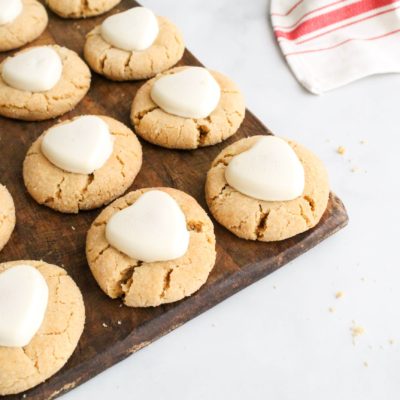 Irresistibly Soft Peanut Butter Valentine’s Day Cookies