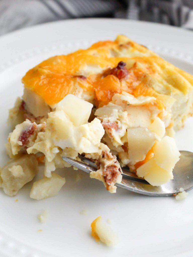 Bacon and Egg Potato Bake - Midwest Life and Style Blog