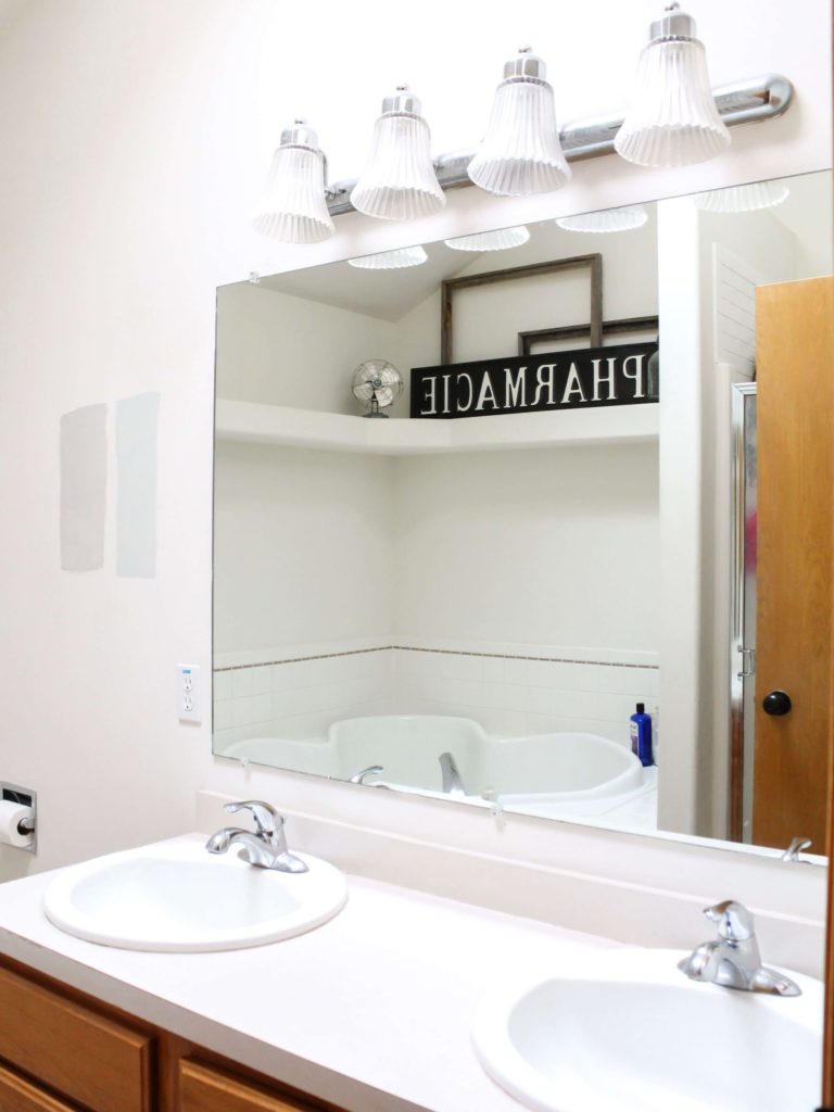 Budget Bathrom Remodel Part Two - Midwest Life and Style Blog