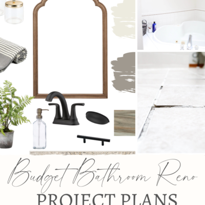 Budget Bathroom Remodel Part Two