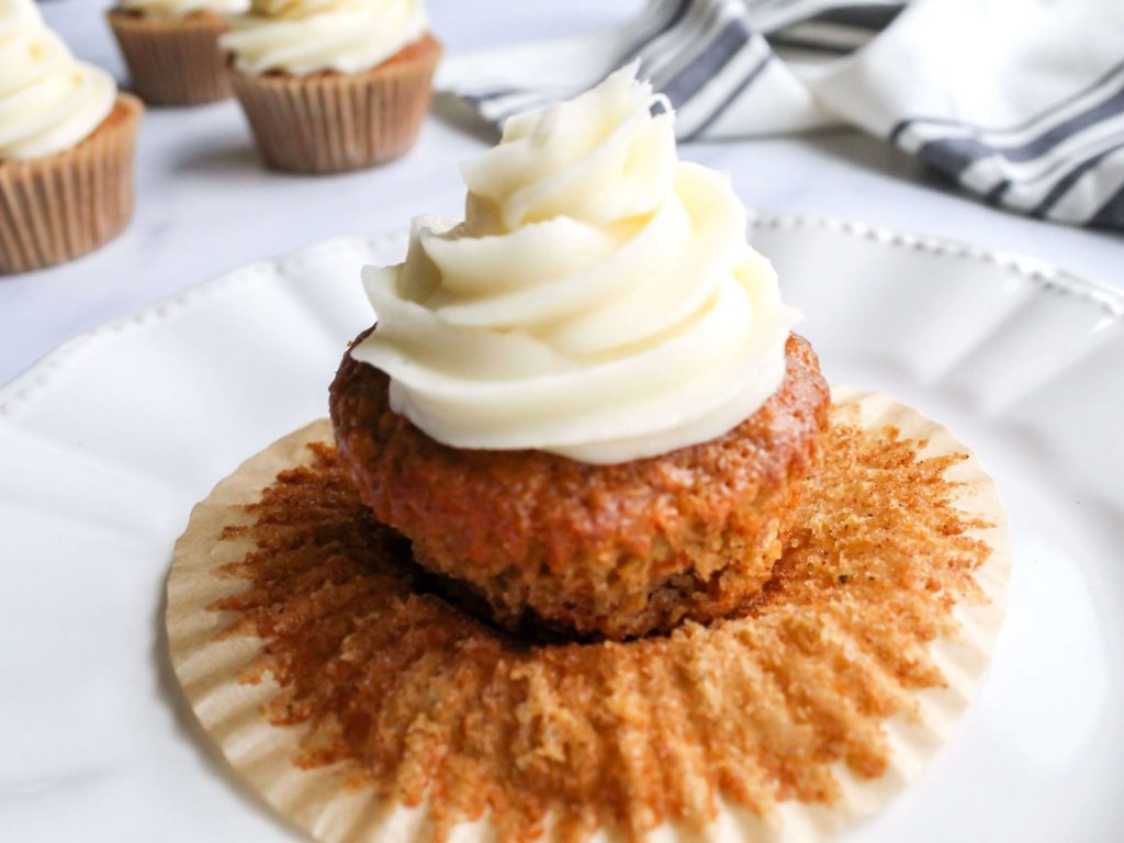 Carrot Cake Cupcakes With Cream Cheese Frosting - Midwest Life and Style Blog