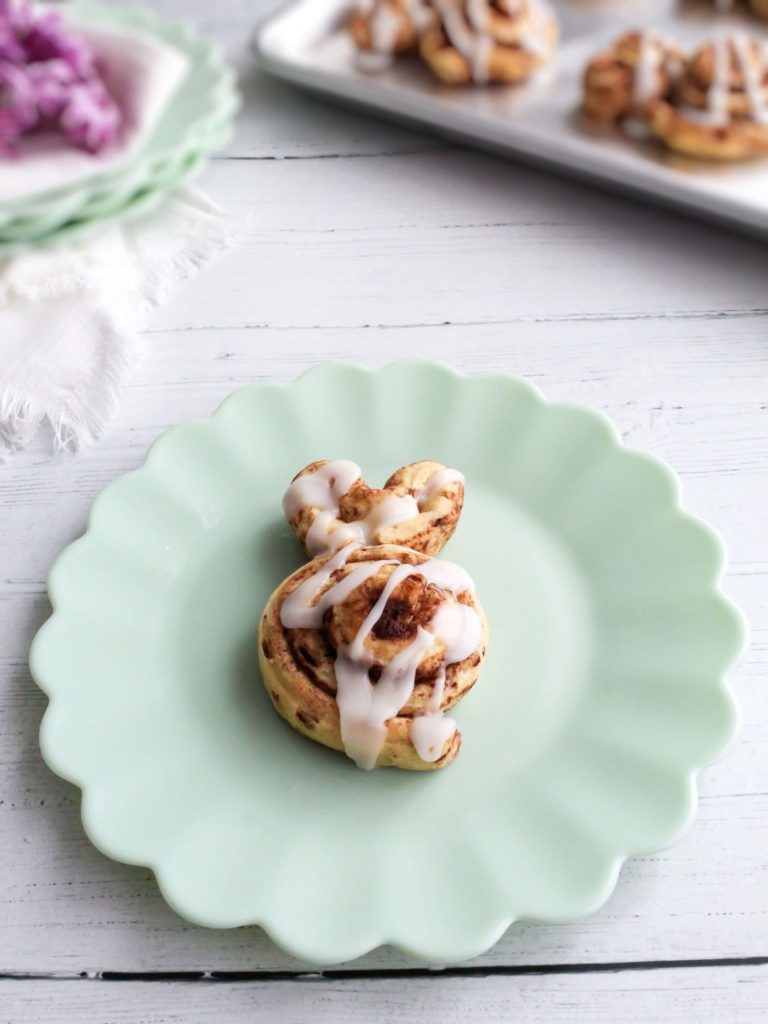 Easter Bunny Cinnamon Rolls - 10 Easy Easter Recipes Your Family Will Love - Midwest Life and Style Blog