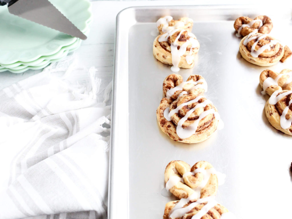 Easter Bunny Cinnamon Rolls - Midwest Life and Style Blog